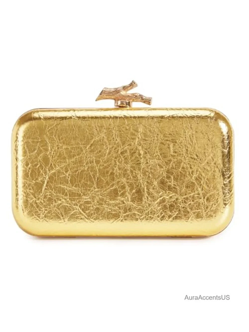 Satin Pleated Evening Clutch Box Bag with Detachable Chain